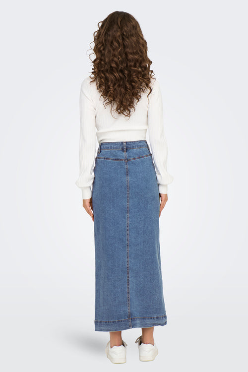 Jupe longue MID BLUE DENIM - ONLY®