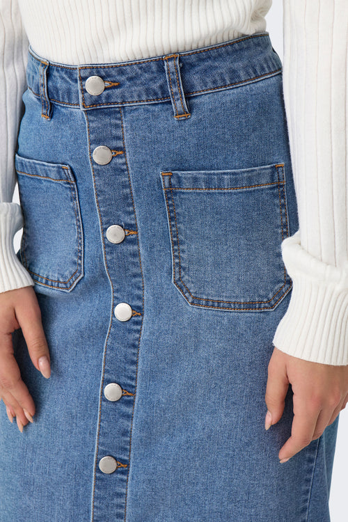 Jupe longue MID BLUE DENIM - ONLY®
