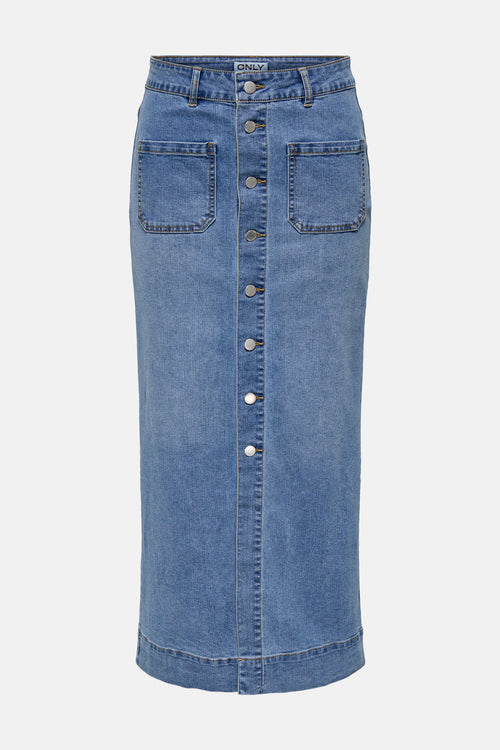 Jupe longue MID BLUE DENIM - ONLY®