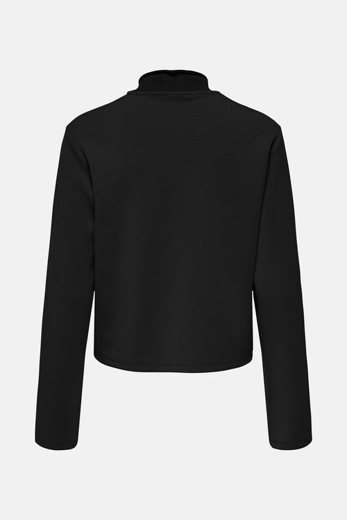 Top uni manches longues Noir - JDY