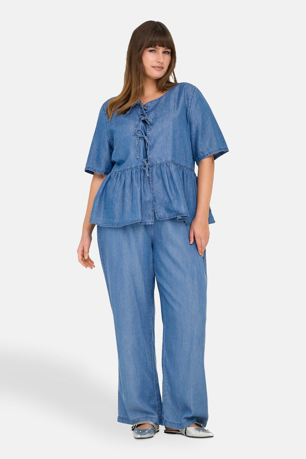 Pantalon MID BLUE DENIM - CARMAKOMA