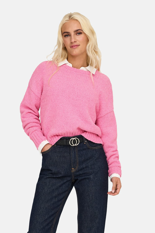 Pull col rond Rose - ONLY®