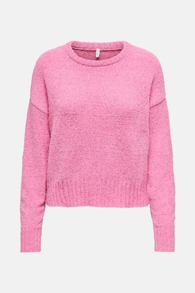 Pull col rond Rose - ONLY®