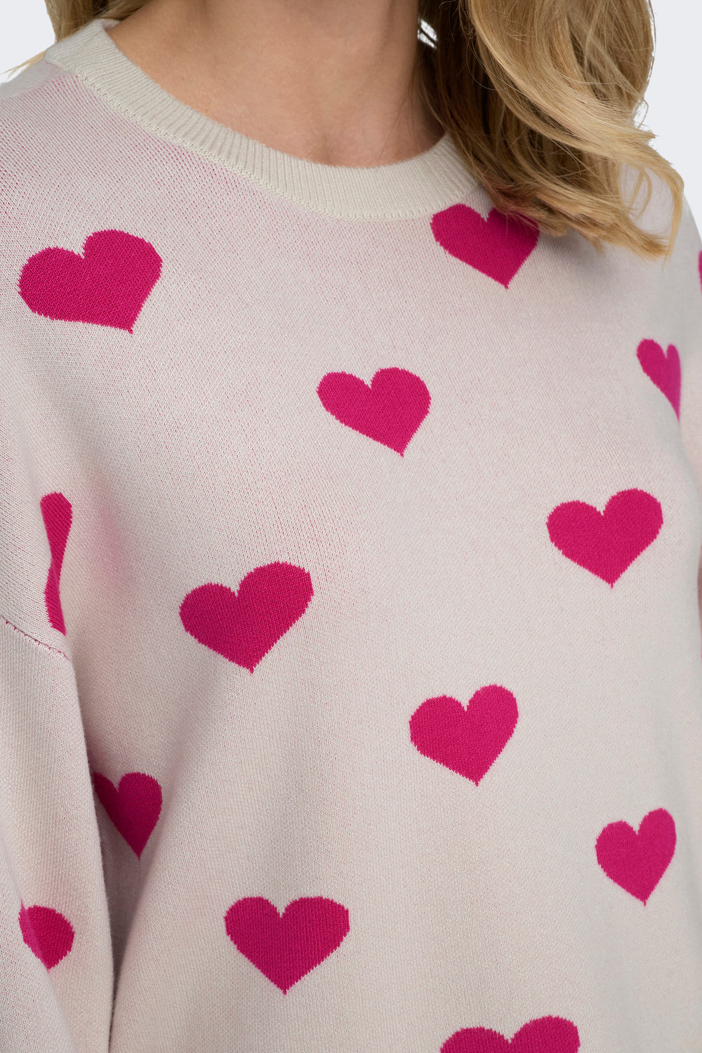 Pull col rond Rose - ONLY®