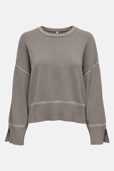 ONLIBI LS STITCH O-NECK CC KNT