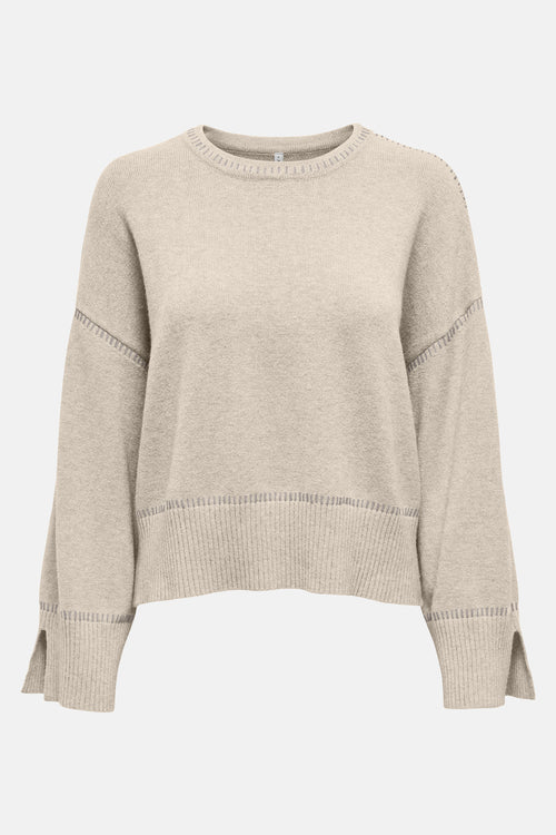 ONLIBI LS STITCH O-NECK CC KNT