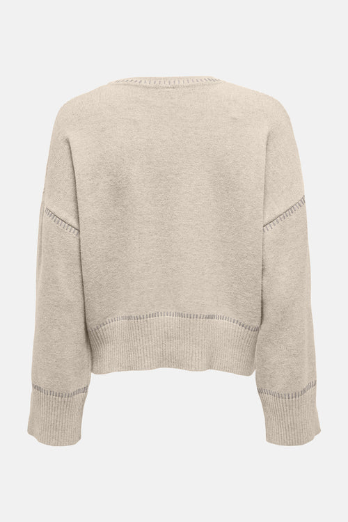 ONLIBI LS STITCH O-NECK CC KNT