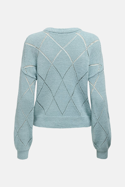 Pull col rond Gris - ONLY®