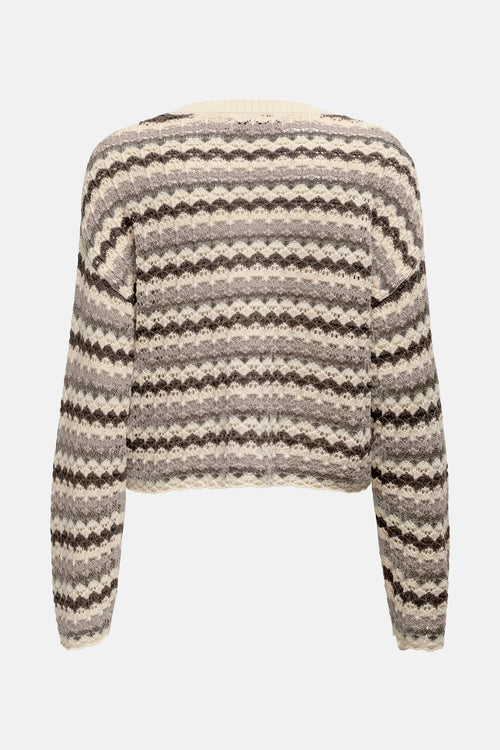 Pull col rond Multicolore - ONLY®