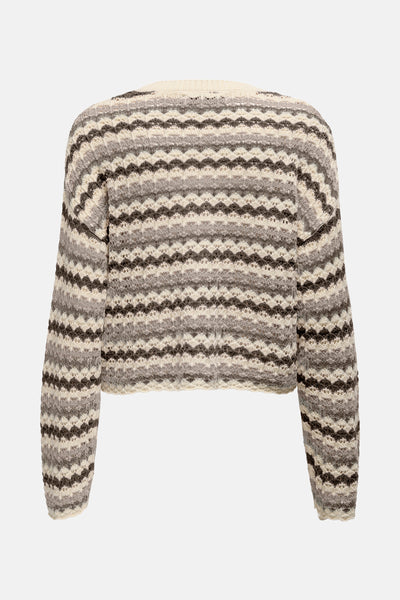 Pull col rond Multicolore - ONLY®