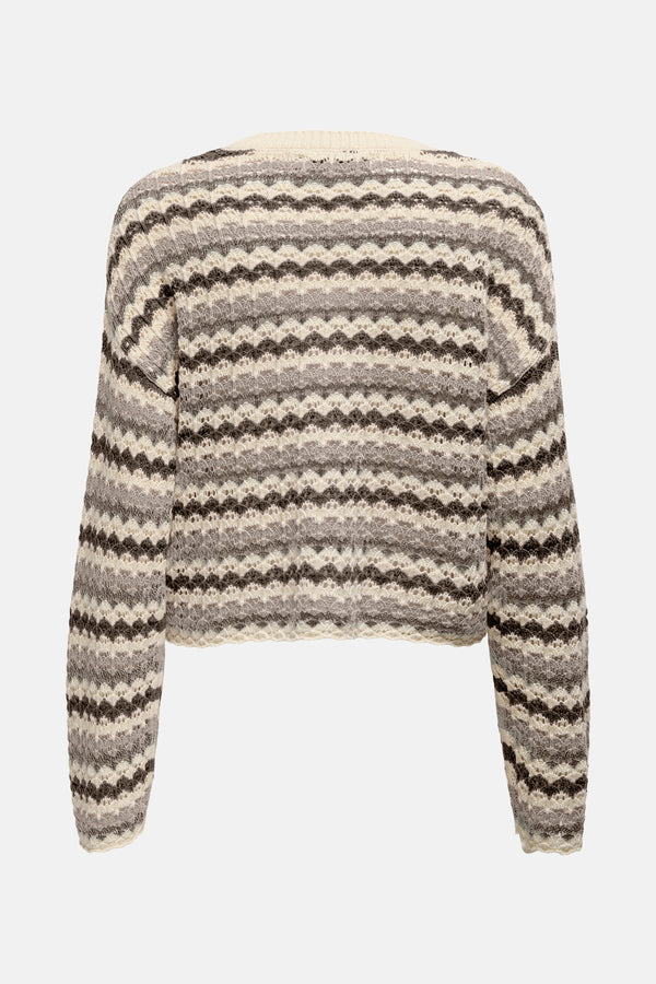 Pull col rond Multicolore - ONLY®