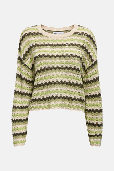 Pull col rond Multicolore - ONLY®