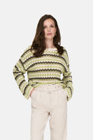 Pull à col rond - multicolore