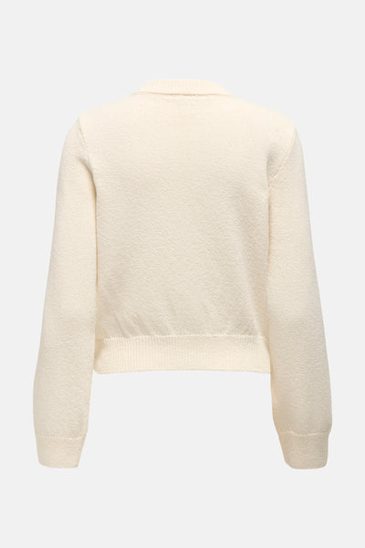 Pull col rond Beige - ONLY®