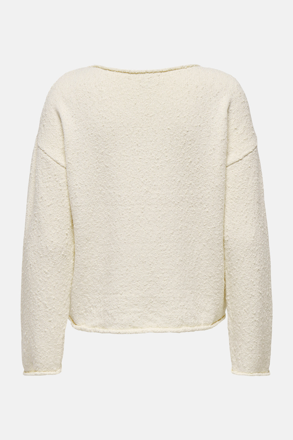 Pull col rond Beige - ONLY®