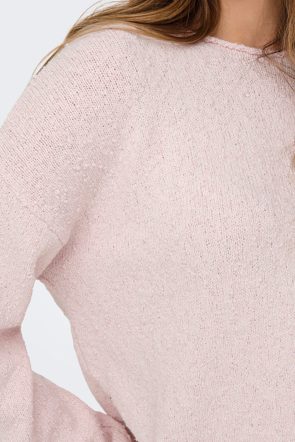 Pull col rond Rose - ONLY®