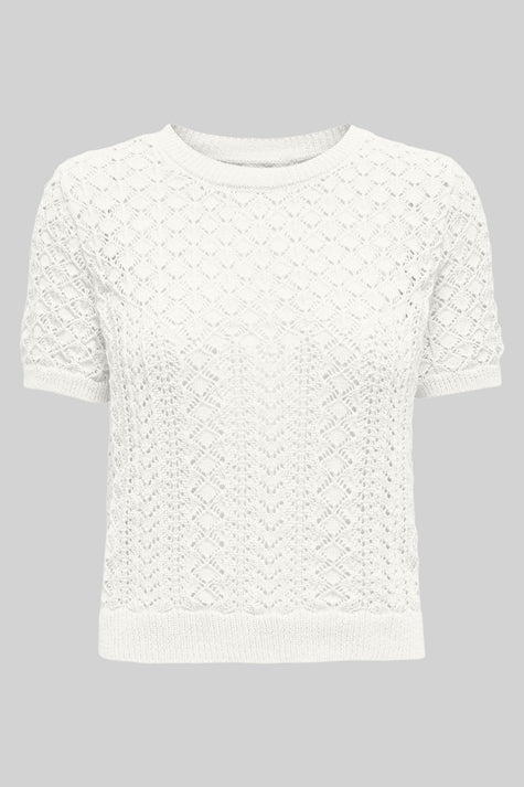 Top (korte mouwen) Ecru - ONLY®