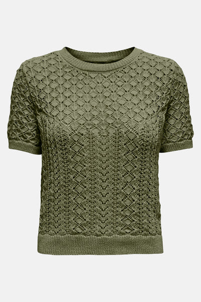 Top uni manches courtes Vert - ONLY®