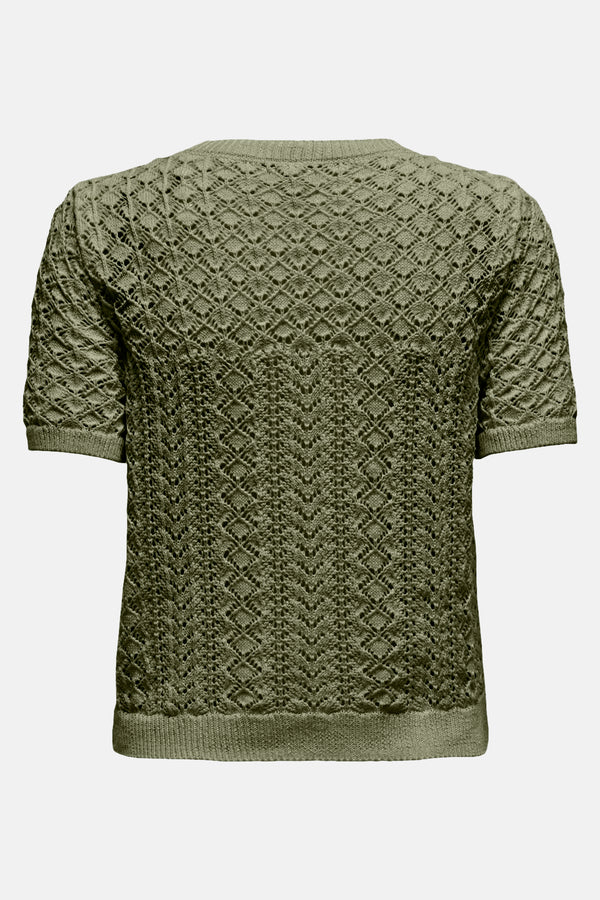 Top uni manches courtes Vert - ONLY®