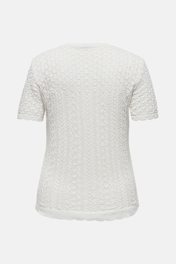 Pull col rond Écru - CARMAKOMA