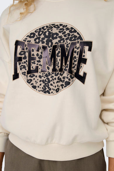 Sweat col rond blanc - ONLY® - ONLY® - 7