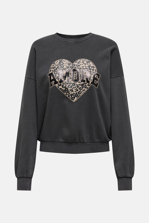 ONLLAUREN L/S ANIMAL O-NECK CC SWT