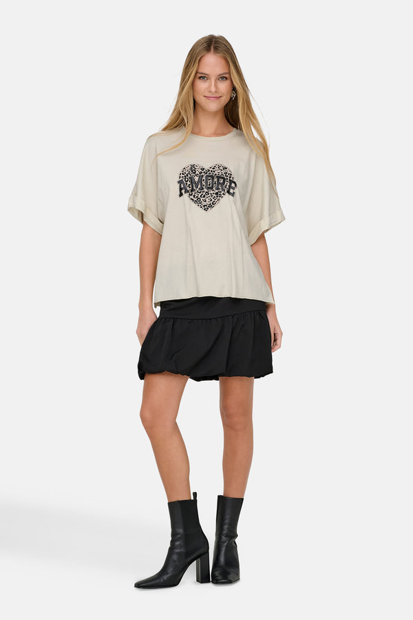 T-shirt (korte mouwen) Beige - ONLY®