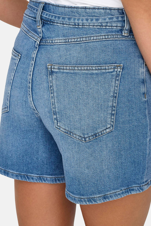 Short - mid blue denim