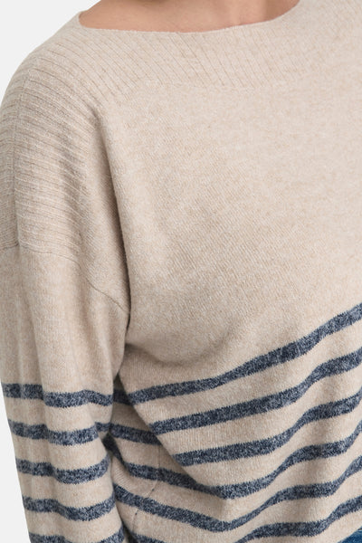 Pull col rond Beige - CARMAKOMA