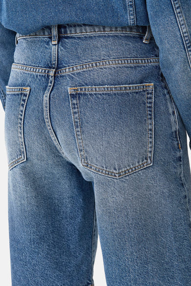 Short en denim bleu moyen de ONLY®, vue arrière.