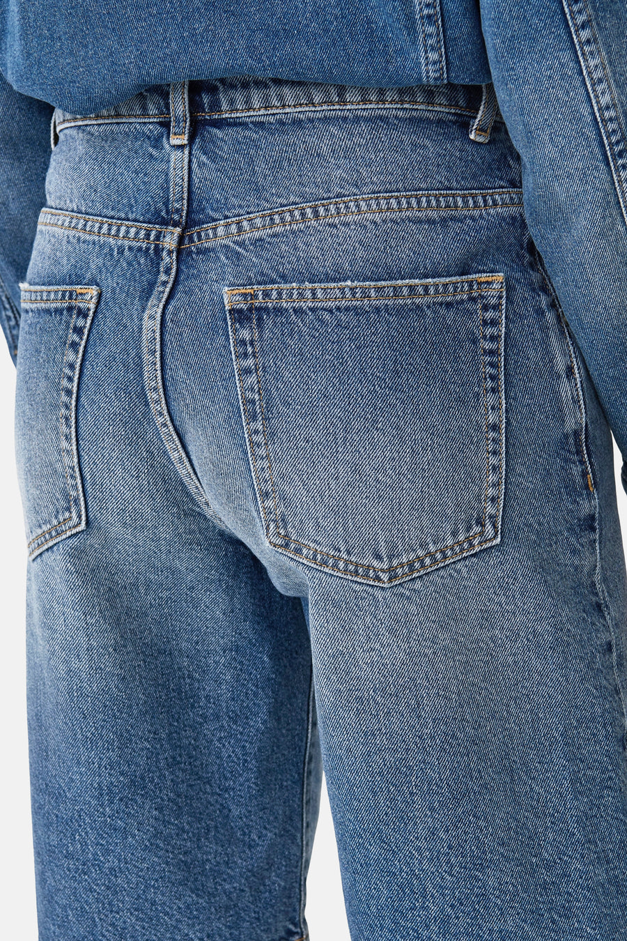 Short en denim bleu moyen de ONLY®, vue arrière.