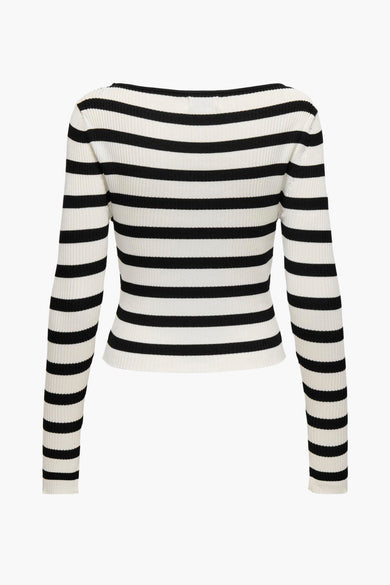 JDYNANNA L/S BOAT NECK PULLOVER KNT
