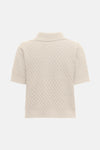 Dames tops polo korte mouw Écru - ONLY®