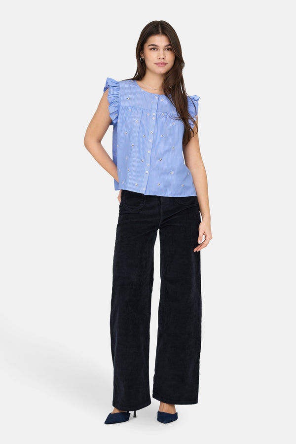 Chemisier (sans manches) Bleu - ONLY®