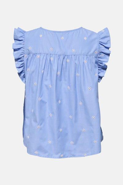 Chemisier (sans manches) Bleu - ONLY®