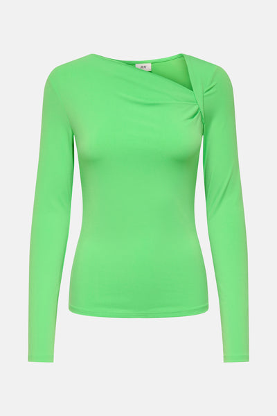 Top uni manches longues Vert - JDY
