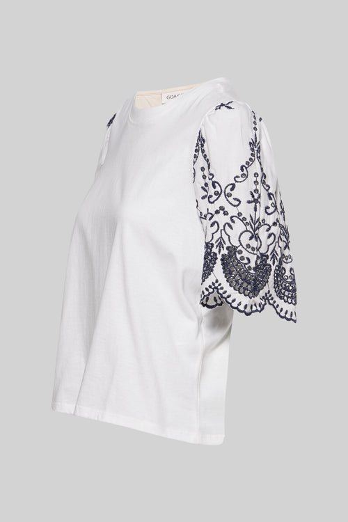Top uni manches courtes Beige - JDY
