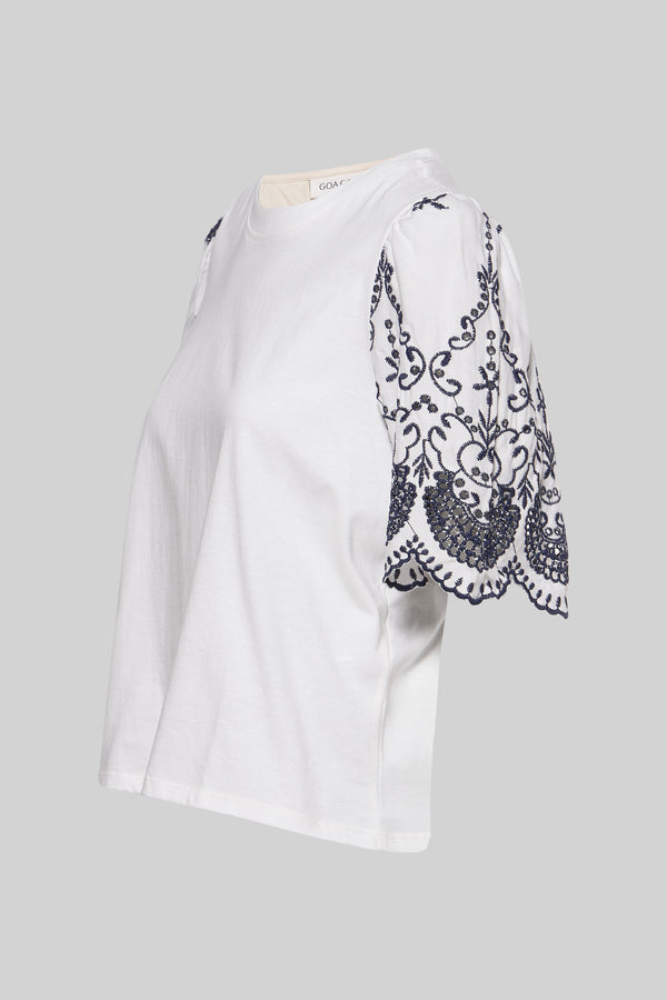 Top uni manches courtes Beige - JDY