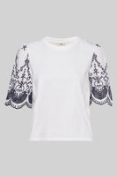 Top uni manches courtes Beige - JDY