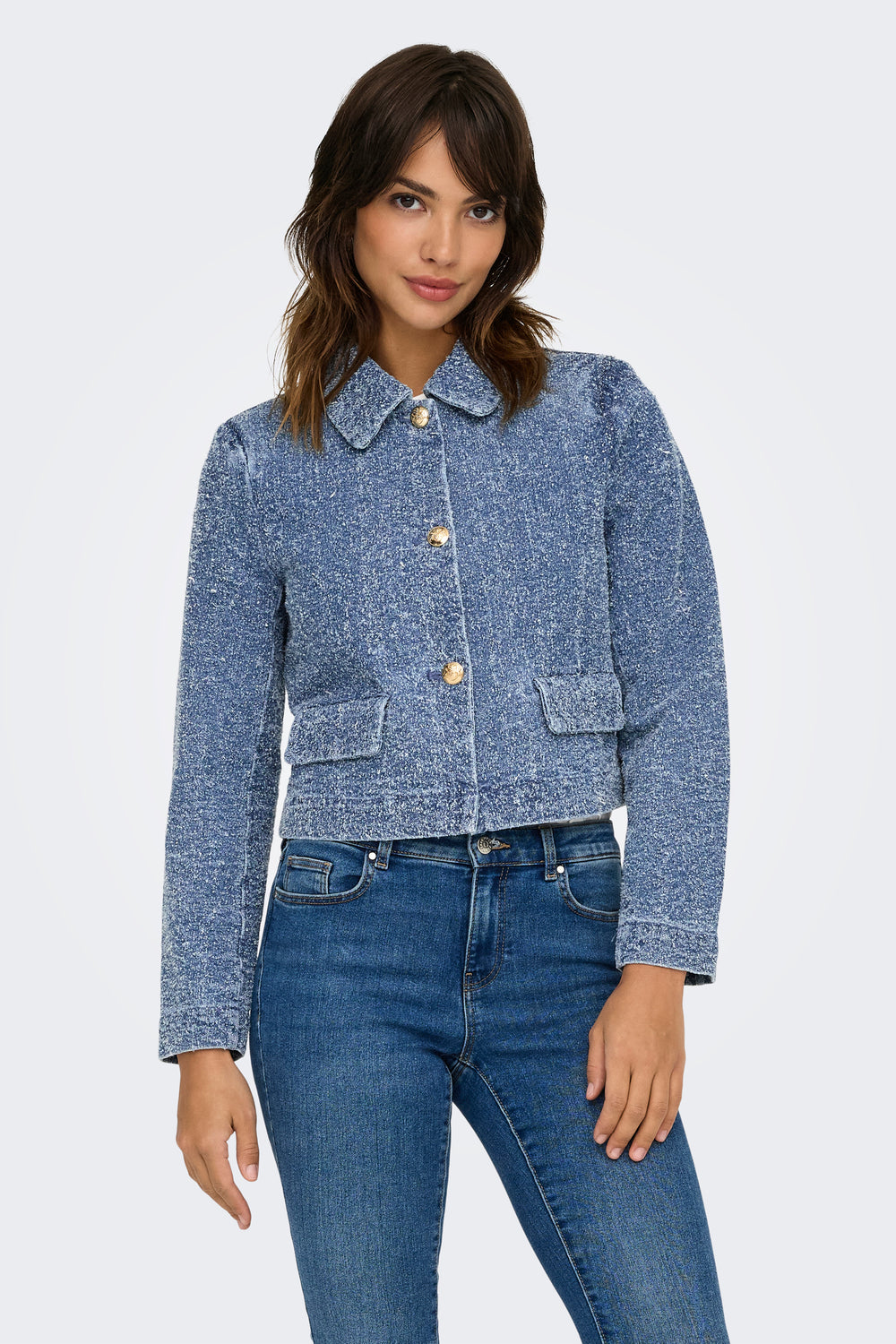 Veste courte MID BLUE DENIM - JDY