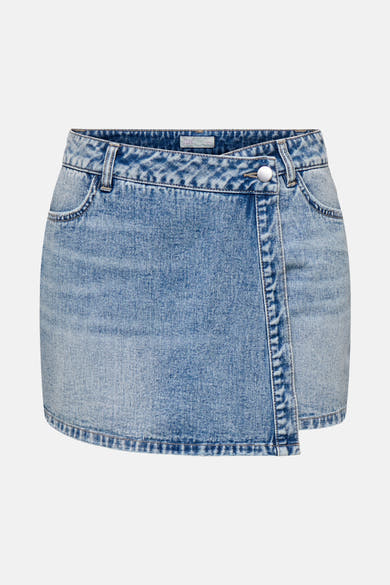 Short - light blue denim