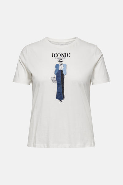 T-shirt (manches courtes) Blanc - CARMAKOMA