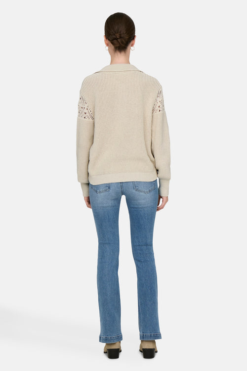 ONLMERYL LIFE LS POLO NECK KNT