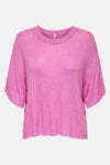 Top uni manches courtes Rose - ONLY®
