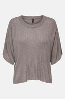 Top uni manches courtes Brun - ONLY®