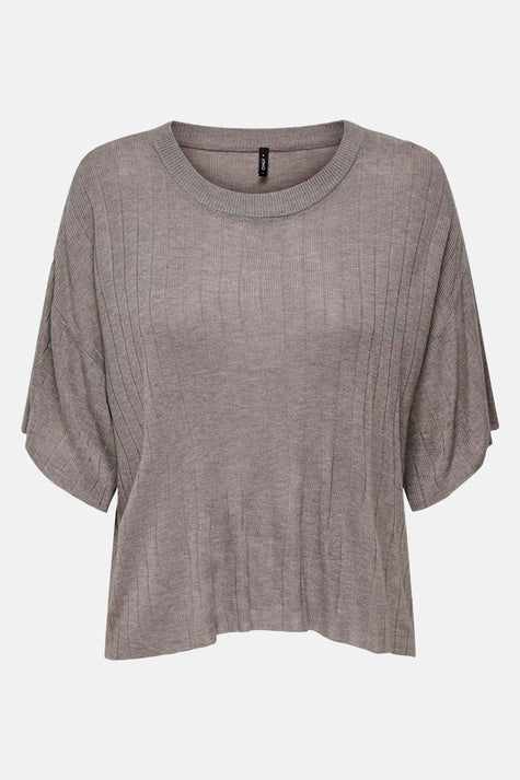 Top uni manches courtes Brun - ONLY®