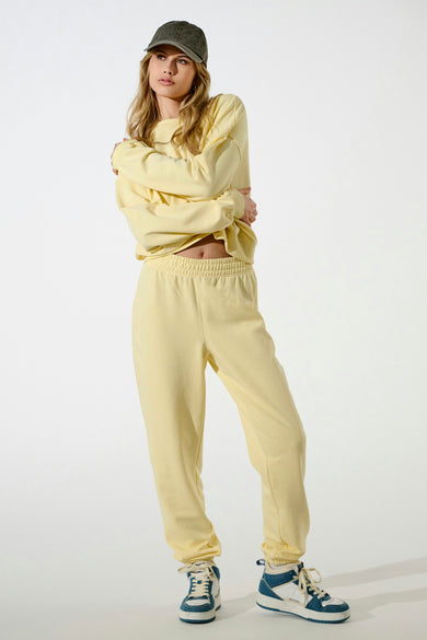 Sweat col rond Jaune - ONLY®