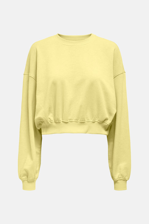 Sweater met ronde hals Geel - ONLY®