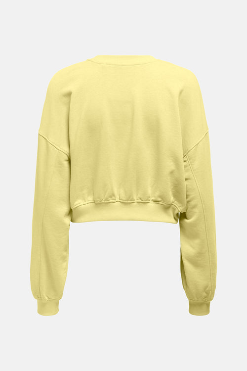 Sweater met ronde hals Geel - ONLY®