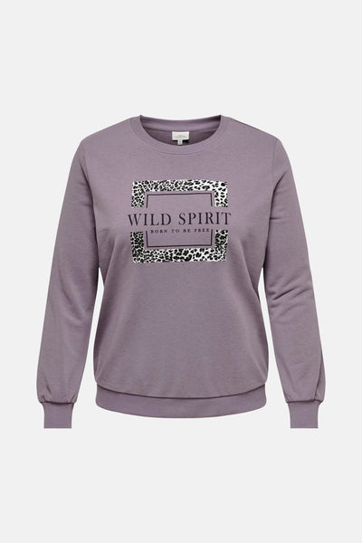 Sweat col rond PURPLE - CARMAKOMA